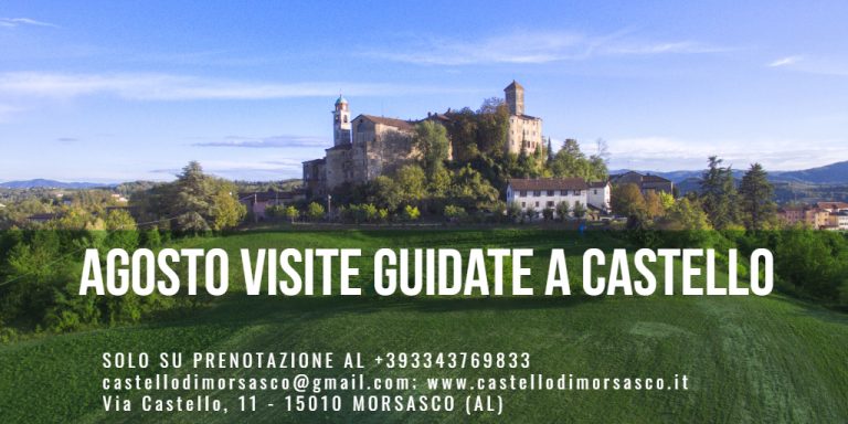 Castello di Morsasco ad agosto