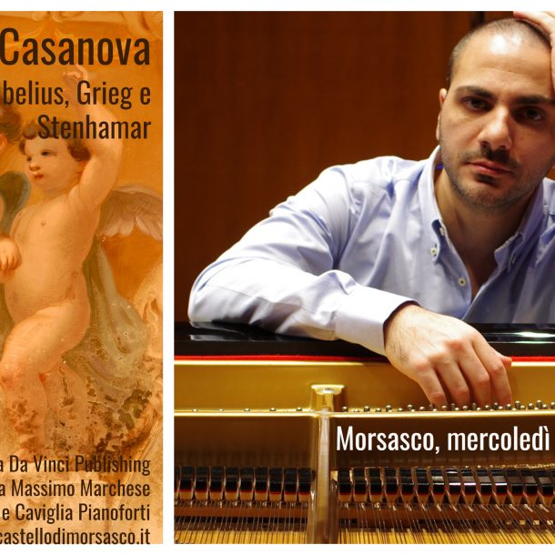 Fabiano Casanova pianista in concerto a Morsasco