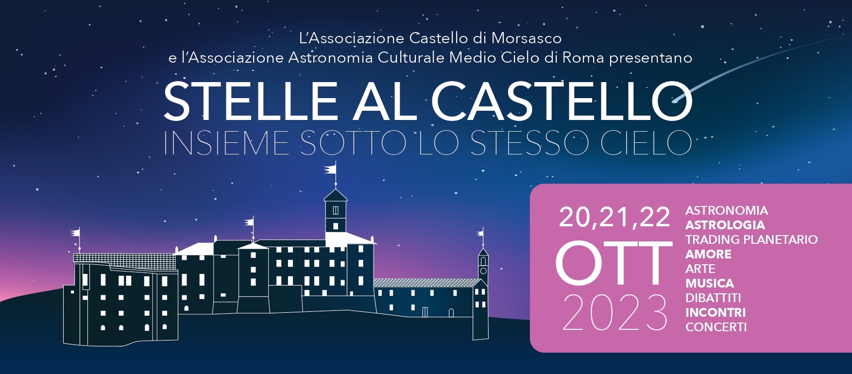 Stelle a Castello! 20-22 ottobre 2023